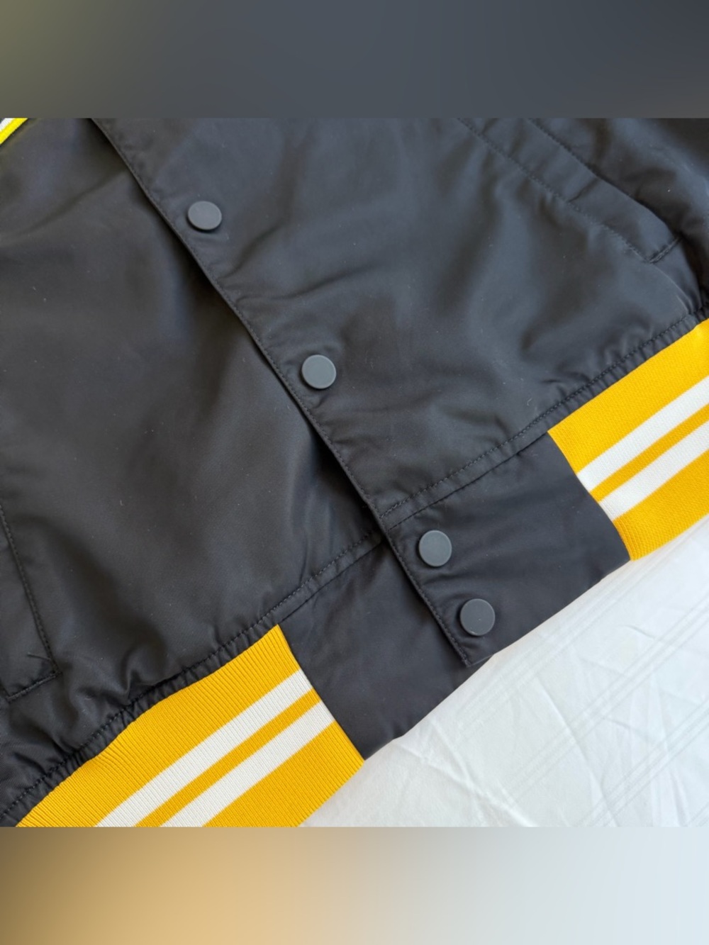OVO varsity jacket- black embroided baseball jacket - Picture 5 of 11